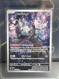 Pokemon Munkidori 072/064 Illustration Rare Shrouded Fable Near Mint - Image 1