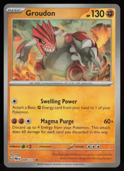 Groudon 049/131 Master Ball Pattern: Prismatic Evolutions Pokemon TCG NM - Image 1