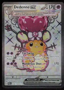 Dedenne ex 239/193 Full Art: Paldea Evolved Pokemon TCG Near Mint - Image 1