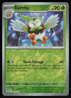Dartrix 014/197 Reverse Holo: Obsidian Flames Pokemon TCG Near Mint - Image 1