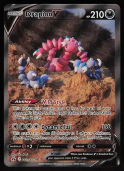 Drapion V GG49/GG70: Crown Zenith Galarian Gallery Pokemon TCG Near Mint - Image 1