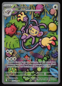 Ambipom 107/094 Full Art: Phantasmal Flames Pokemon TCG Near Mint - Image 1