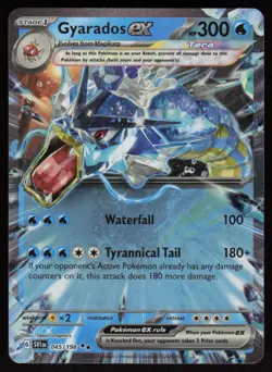 Gyarados ex 045/198: Scarlet & Violet Base Set Pokemon TCG Near Mint - Image 1
