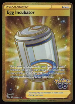 Egg Incubator 087/078 Secret Rare: Pokemon GO Pokemon TCG Near Mint - Image 1