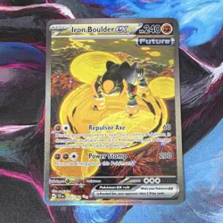 Pokemon Iron Boulder EX Special Illustration Rare SV05: Temporal Forces 207/162 - Image 1