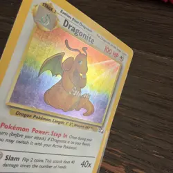 Pokemon Dragonite 4/62 Holo Unlimited Fossil (1999) WOTC Unlimited TCG HP - Image 4