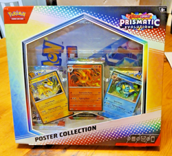 Pokemon TCG Scarlet & Violet Prismatic Evolutions Poster Collection Shipped Free - Image 1