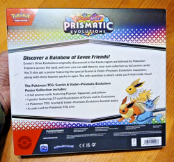 Pokemon TCG Scarlet & Violet Prismatic Evolutions Poster Collection Shipped Free - Image 3