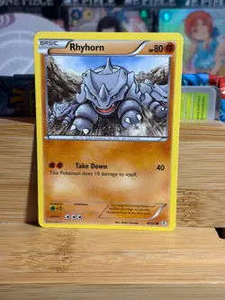 RHYHORN 49/83 Generations 20th Anniversary Regular Pokemon TCG Lightly Played - Image 1