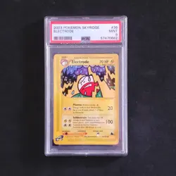 PSA 9 - Lektrobal E-Series Pokemon Karte TCG Skyridge 36/144 Vintage /E21 - Image 2