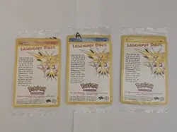 POKEMON SEALED ALL 3 Movie Promo Legendary Birds Moltres Articuno Zapdos Sealed! - Image 1