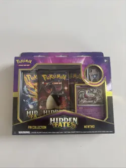 Pokemon Hidden Fates Mewtwo PIN Collection eng - Image 1