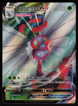 Butterfree VMax 2/189: Darkness Ablaze Pokemon TCG Near Mint - Image 1