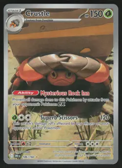 Crustle 186/182 Illustration Rare: Destined Rivals Pokemon TCG Near Mint - Image 1