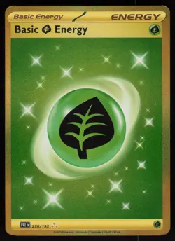 Basic Grass Energy 278/193 Gold Rare: Paldea Evolved Pokemon TCG Near Mint - Image 1