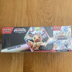 Pokemon Prismatic Evolutions Surprise Box And Booster Bundle Sealed - Image 1