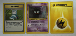 Pokemon lot Base Vintage Computer Search 71/102, Gastly 50/102, Energy 100/102 - Image 1