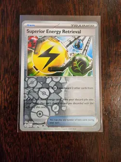 Superior Energy Retrieval 189/193 - Paldea Evolved - Pokemon - Reverse Holo - NM - Image 3