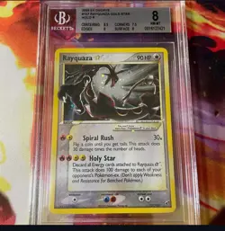 Pokemon Rayquaza Gold Star • EX Deoxys Holo BGS 8 - Image 1