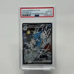 2024 Pokemon SV Black Star Promo SVP Kingdra ex #131 Special Illustration PSA 10 - Image 1