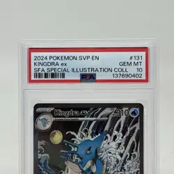 2024 Pokemon SV Black Star Promo SVP Kingdra ex #131 Special Illustration PSA 10 - Image 2