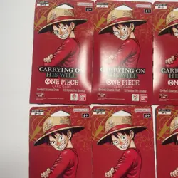 One Piece TCG OP-13 Carrying On His Will Sleeved Booster Pack Lot of 10 English - Image 2