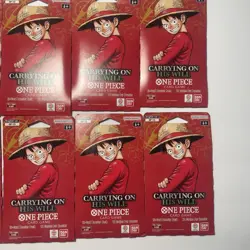 One Piece TCG OP-13 Carrying On His Will Sleeved Booster Pack Lot of 10 English - Image 4