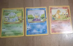 Pokemon First Partners Kanto Starters Jumbo Cards - 25th Anniversary - Image 1