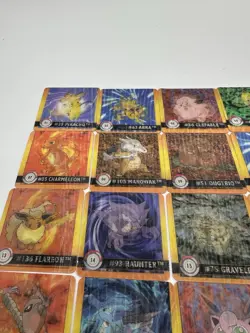 1999 Pokemon Artbox Action Flipz Cards Premier Edition Full Set 1-40 Lenticular - Image 3