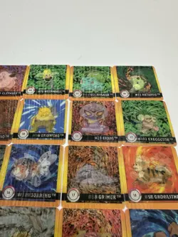 1999 Pokemon Artbox Action Flipz Cards Premier Edition Full Set 1-40 Lenticular - Image 5