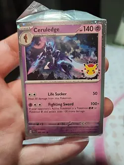 Ceruledge 040/091 - Pokemon Day 2024 Stamped Sealed Promo Card Pokemon- Mint - Image 1