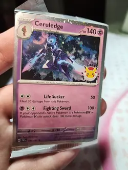 Ceruledge 040/091 - Pokemon Day 2024 Stamped Sealed Promo Card Pokemon- Mint - Image 2