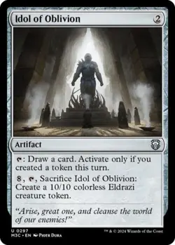 Idol of Oblivion (Ripple Foil) -Foil Near Mint MTG Commander: Modern Horizons 3 - Image 1