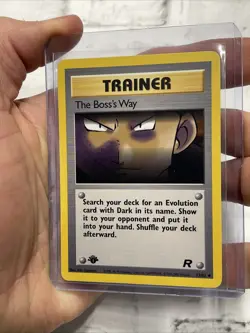 Pokemon 1st Edition The Boss's Way 73/82 Team Rocket Pokemon Card Vintage LP+ - Image 2