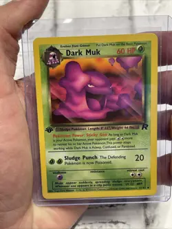 Pokemon 1st Ed Dark Muk Non-Holo WOTC Pokemon Card 41/82 Rocket Set NM Card WOTC - Image 1