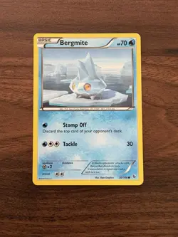 Bergmite 30/106 Common XY Flashfire Pokemon Card NM-Mint - Image 1