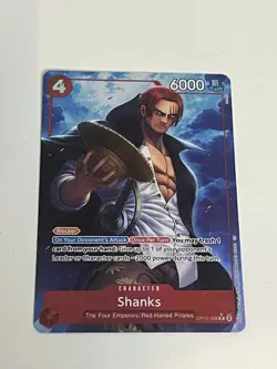 One Piece Cards Game - Shanks (Alt Art) OP12-008 R Legacy of the Master English - Image 1