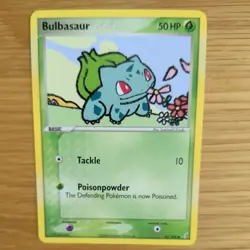 BULBASAUR 45/100 POKEMON CARD (EX CRYSTAL GUARDIANS SET) - Image 1