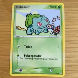 BULBASAUR 45/100 POKEMON CARD (EX CRYSTAL GUARDIANS SET) - Image 2