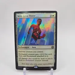 With Great Power . . . Foil Marvel's Spider-Man #24 MTG - Image 1