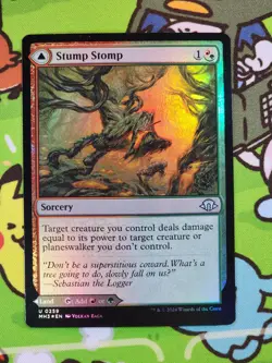 Stump Stomp Foil Modern Horizons 3 Magic MTG MH3 - Image 1