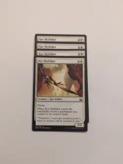 (4) Kor Skyfisher *PLAYSET* Modern Masters 2017 Regular NM MTG - Image 1