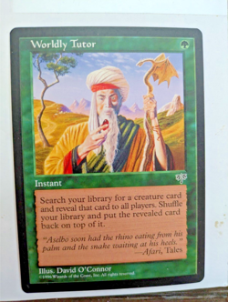 Wordly Tutor Mirage MTG NM - Image 1