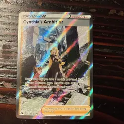 Cynthia's Ambition GG60/GG70, Crown Zenith: Galarian Gallery, Pokemon Card, NM - Image 1
