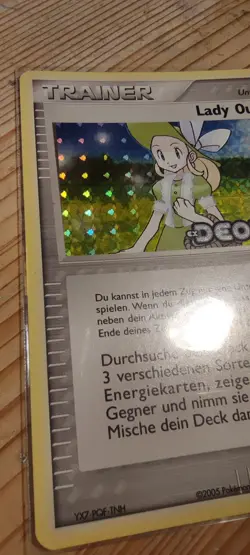 Lady Outing 87/107 Holo Stamped ex Deoxys Pokemon Karte Deutsch 🇩🇪 NM - Image 3