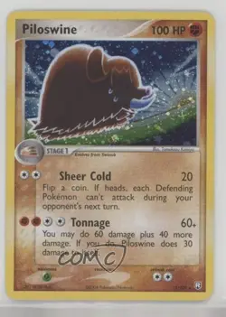 Piloswine Holo Pokemon EX Team Rocket Returns #13 2004 - Image 1