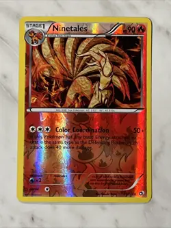 Ninetales 21/113 Legendary Treasures Reverse Holo Pokemon TCG - Image 3