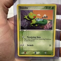 Pokemon TCG Treecko EX Crystal Guardians 67/100 Regular Common NM Near Mint 2006 - Image 1