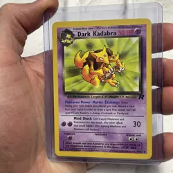 Pokemon TCG Kadabra 39/82 Regular Uncommon Team Rocket Vintage Vtg Nintendo LP+ - Image 2