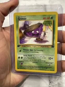 Pokemon TCG - GRIMER 57/82 - Team Rocket (2000) WOTC - Pokemon 1st Edition NM - Image 2